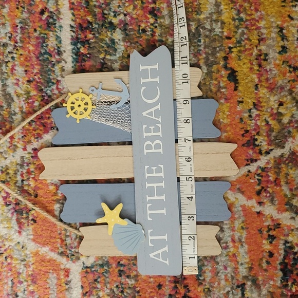 At The Beach decorative wall hanging/door sign - Picture 4 of 11